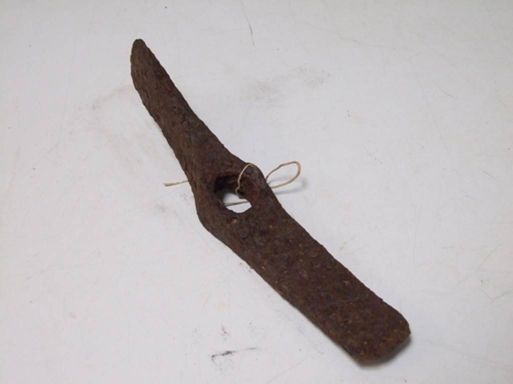 I.17.4 Pompeii. March 2009. Iron pick-axe. Found in 1955. SAP Inventory number: 11087A.