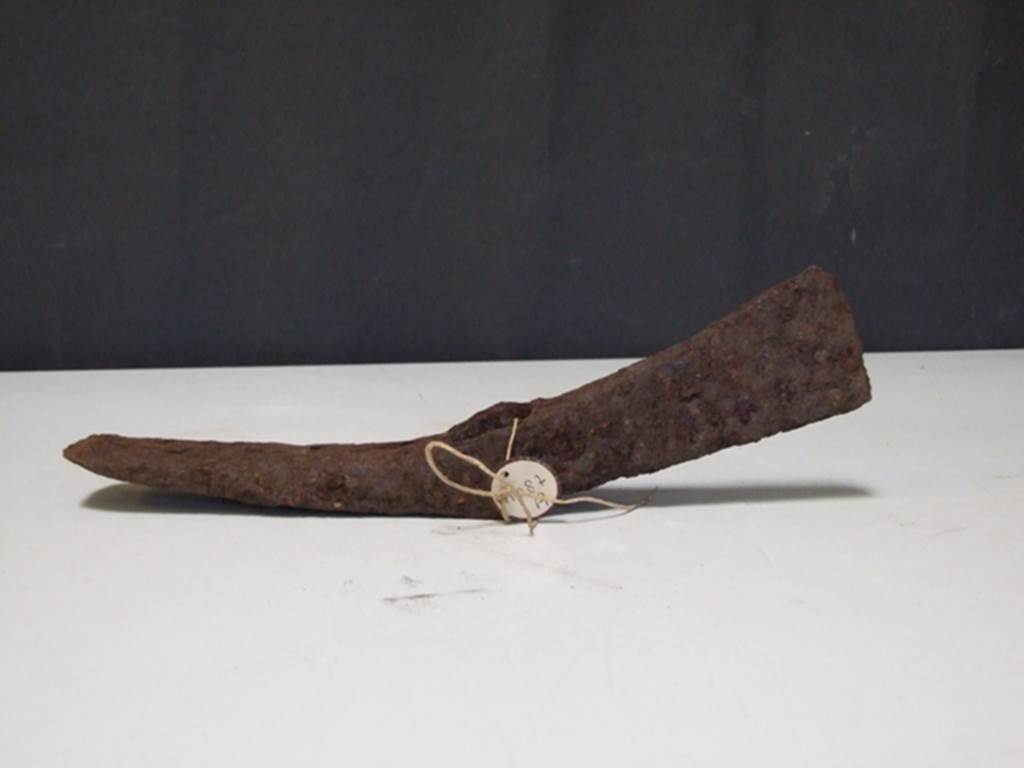 I.17.4 Pompeii. March 2009. Iron pick-axe. Found in 1955. SAP Inventory number: 11087A.