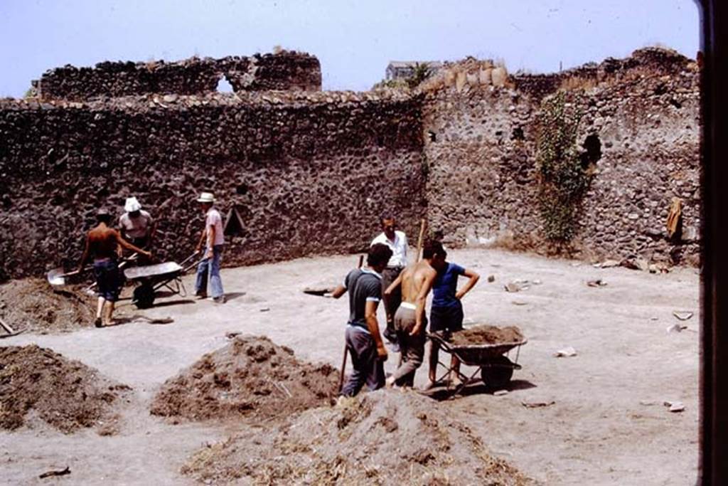 I.20.5 Pompeii. 1972. North-west corner. Photo by Stanley A. Jashemski.
Source: The Wilhelmina and Stanley A. Jashemski archive in the University of Maryland Library, Special Collections (See collection page) and made available under the Creative Commons Attribution-Non Commercial License v.4. See Licence and use details. J72f0086