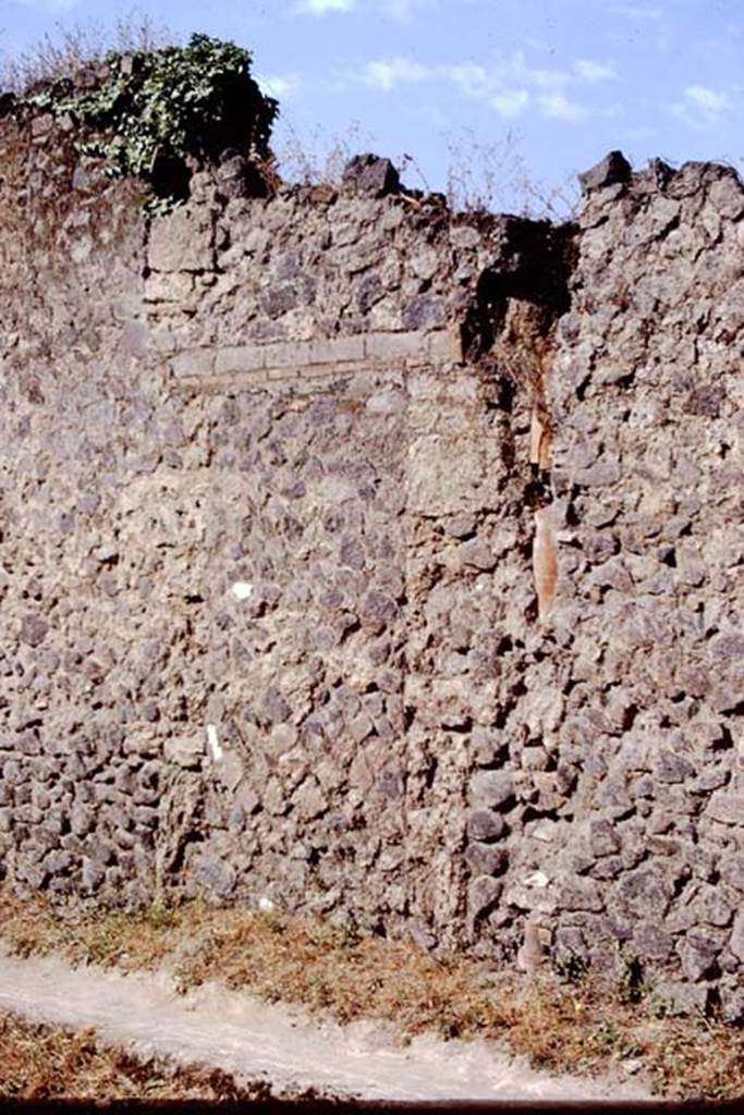 I.20.5 Pompeii. 1972. Blocked doorway on west side of Via di Nocera. Photo by Stanley A. Jashemski.
Source: The Wilhelmina and Stanley A. Jashemski archive in the University of Maryland Library, Special Collections (See collection page) and made available under the Creative Commons Attribution-Non Commercial License v.4. See Licence and use details. J72f0176
