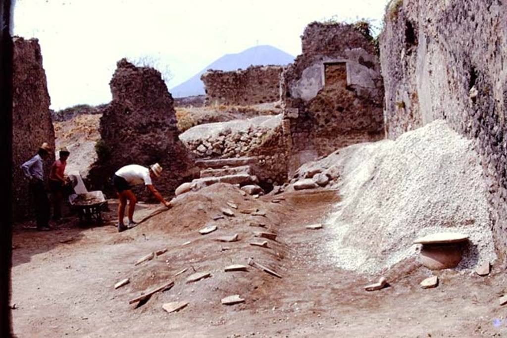 I.21.3 Pompeii. 1974. Looking north across root cavities protected under the stone slabs. Photo by Stanley A. Jashemski.
Source: The Wilhelmina and Stanley A. Jashemski archive in the University of Maryland Library, Special Collections (See collection page) and made available under the Creative Commons Attribution-Non Commercial License v.4. See Licence and use details. J74f0342