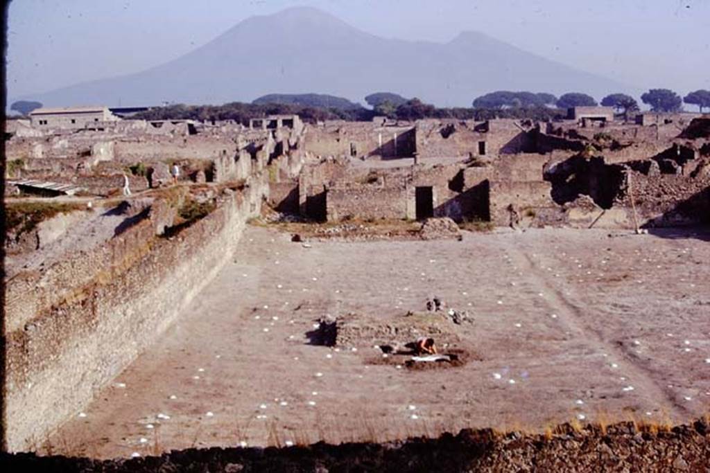 I.21.6 Pompeii. 1974. Looking north along west side across triclinium. Photo by Stanley A. Jashemski.
Source: The Wilhelmina and Stanley A. Jashemski archive in the University of Maryland Library, Special Collections (See collection page) and made available under the Creative Commons Attribution-Non Commercial License v.4. See Licence and use details. J74f0700