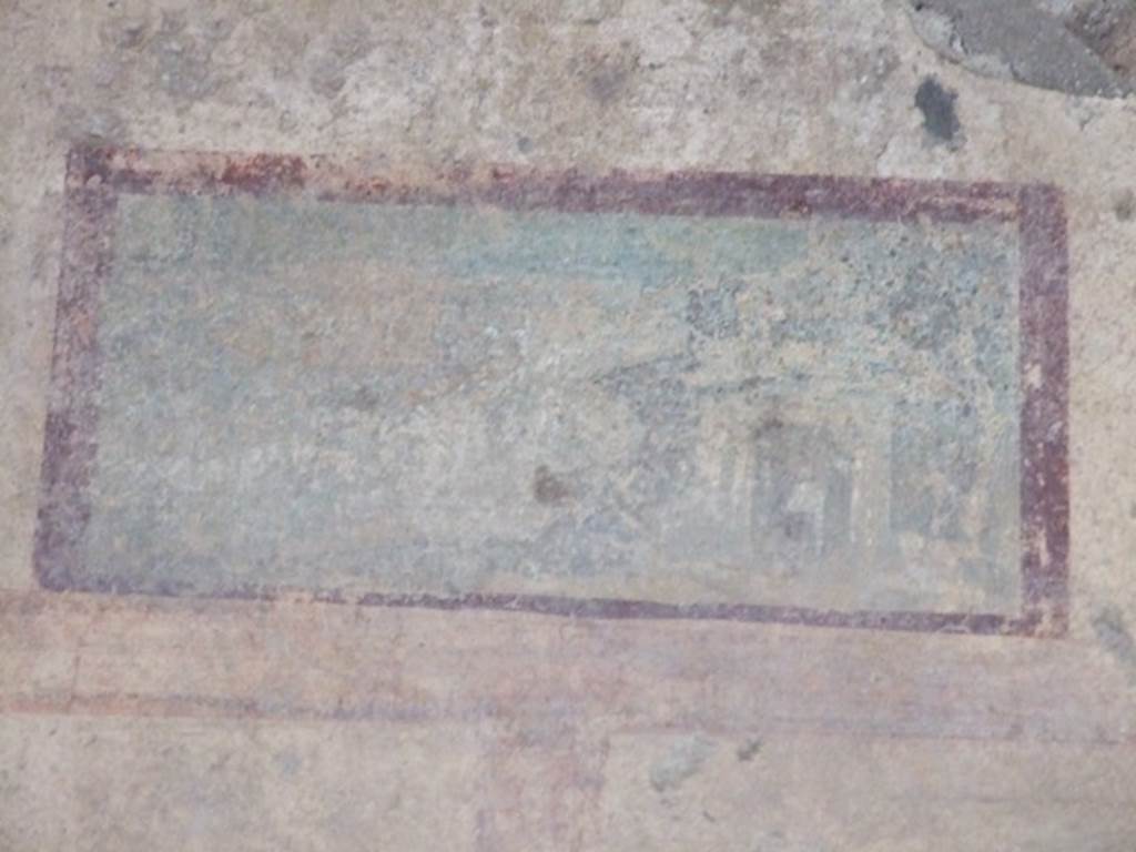 II.1.5 Pompeii. Large Taberna. Small painted panel at top of west wall of rear room.