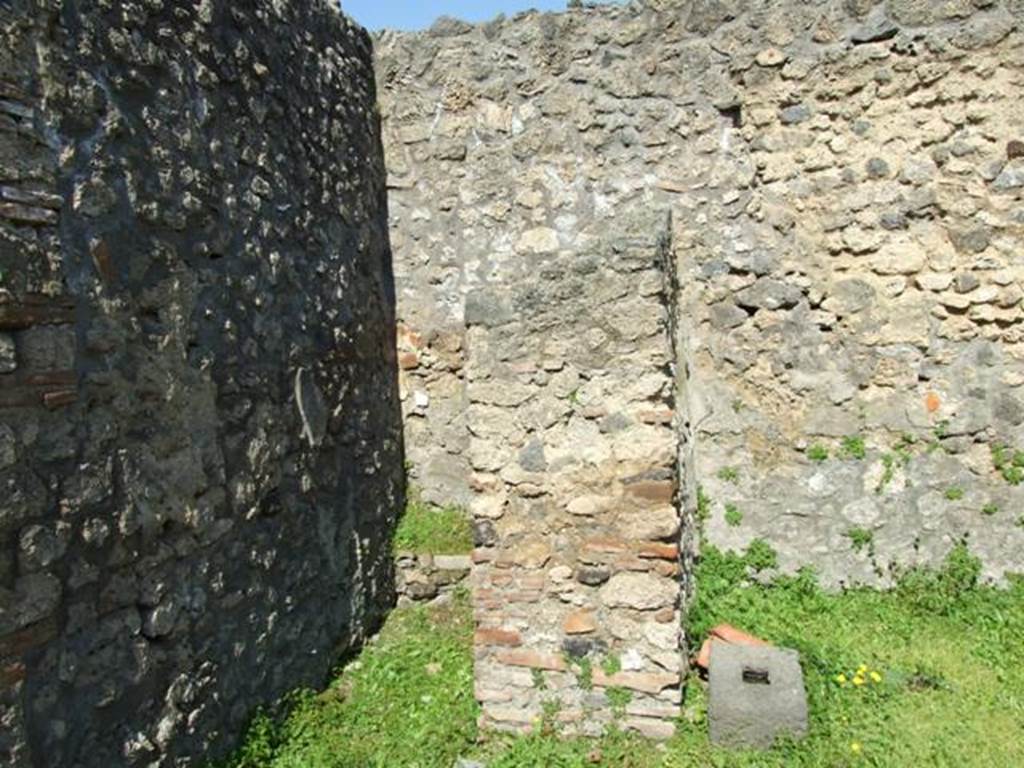 II.1.9 Pompeii. March 2009. North west corner of courtyard garden.