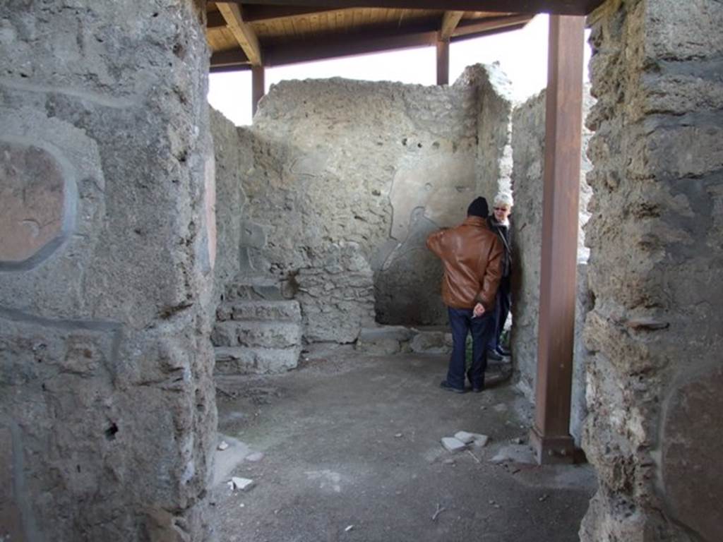 II.1.9 Pompeii. March 2009. Room 1. Entrance room. Looking north from Room 2.