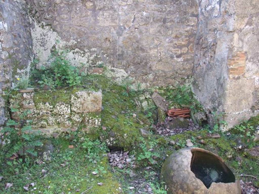 II.1.11 Pompeii. March 2009. 2nd room on the south side of the walkway. South east corner.