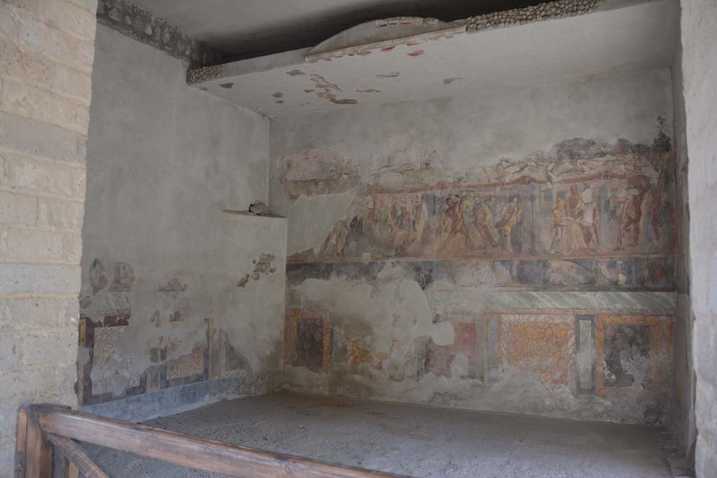 II.2.2 Pompeii. July 2017. Room “h”, looking towards north-east corner, east wall and ceiling.
Foto Annette Haug, ERC Grant 681269 DÉCOR.