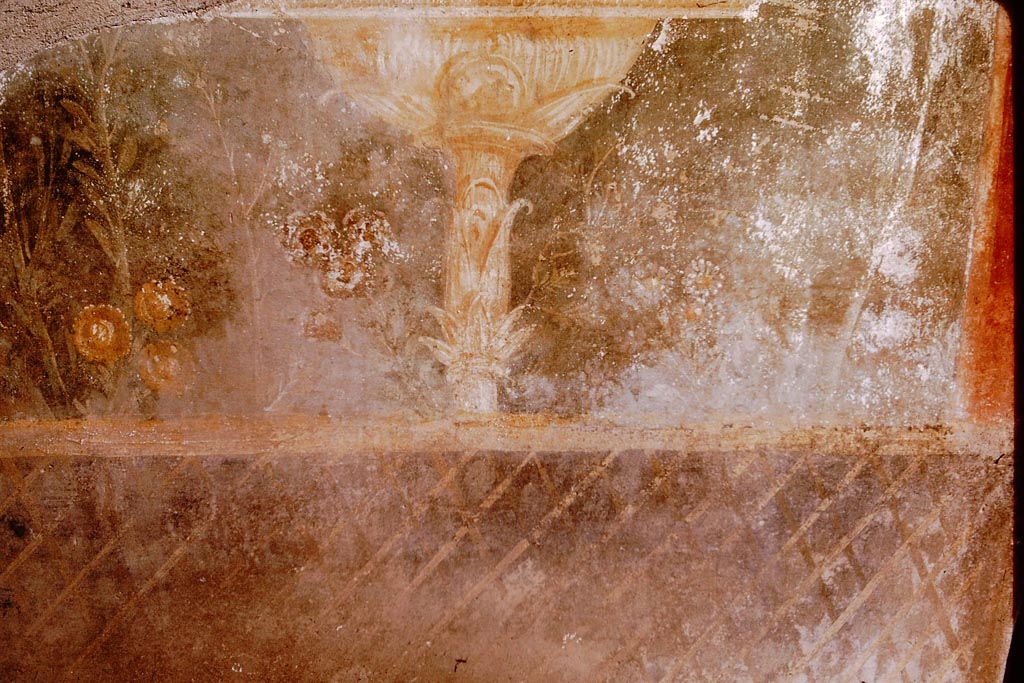 II.3.3 Pompeii. 1964. North exterior wall of room 10. Photo by Stanley A. Jashemski.
Source: The Wilhelmina and Stanley A. Jashemski archive in the University of Maryland Library, Special Collections (See collection page) and made available under the Creative Commons Attribution-Non Commercial License v.4. See Licence and use details.
J64f1732