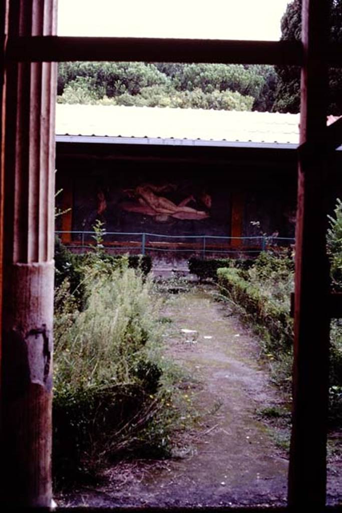 II.3.3 Pompeii, 1982 or 1983. Room 11, looking south across garden area from north portico.
Source: The Wilhelmina and Stanley A. Jashemski archive in the University of Maryland Library, Special Collections (See collection page) and made available under the Creative Commons Attribution-Non Commercial License v.4. See Licence and use details. J80f0460