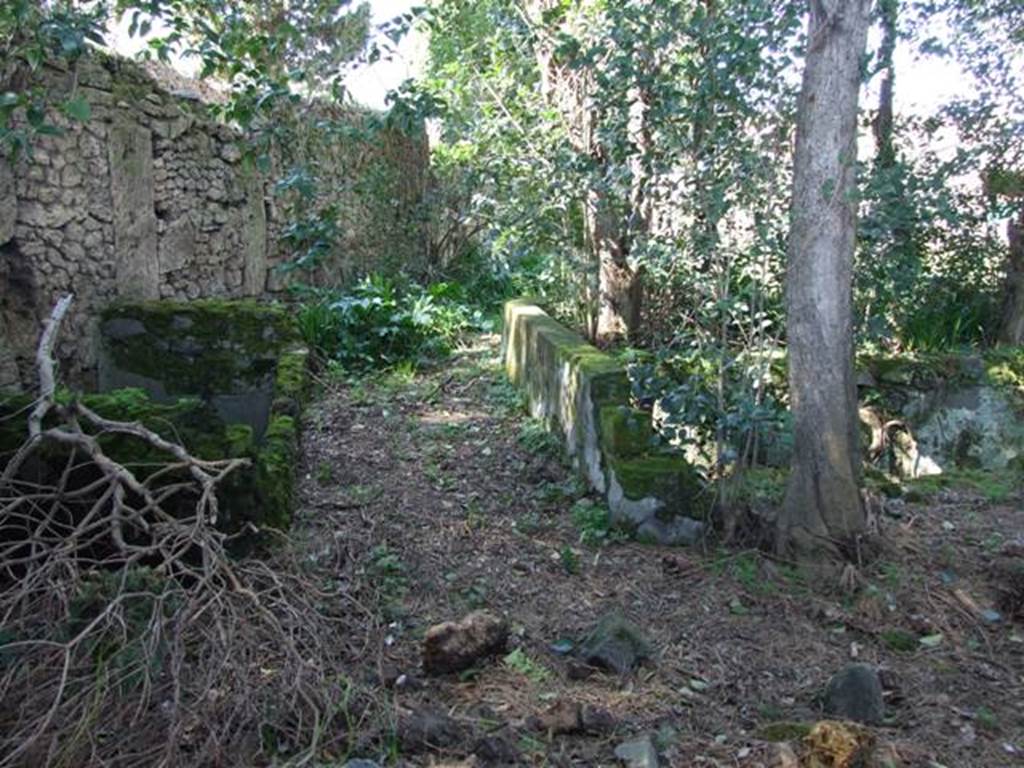 II.3.9 Pompeii. March 2009. West side of garden area, with Sarno canal.