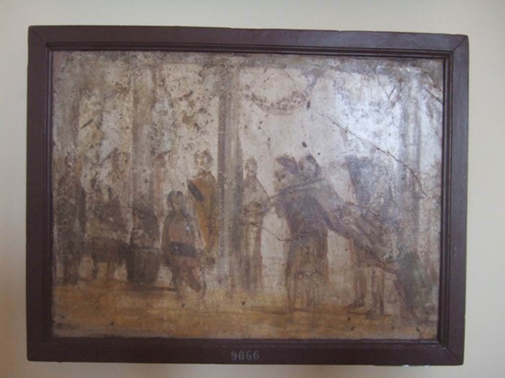 II.4.3 Pompeii. Part of the “Forum Frieze” found in the atrium. The punishment of a scholar. Now in Naples Archaeological Museum. Inventory number 9066. See Accademici Ercolanesi, 1762. Le Pitture Antichita di Ercolano: Tome III. (p. 213, Tav.41)