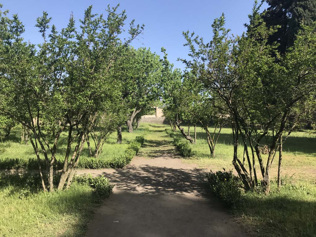 II.4.9 Pompeii. April 2019. Doorway leading north through south wall in garden area. Photo courtesy of Rick Bauer.  