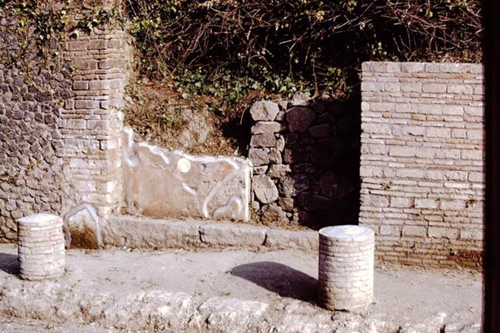 II.5.1 Pompeii. 1972. Entrance doorway, looking south. Photo by Stanley A. Jashemski.
Source: The Wilhelmina and Stanley A. Jashemski archive in the University of Maryland Library, Special Collections (See collection page) and made available under the Creative Commons Attribution-Non Commercial License v.4. See Licence and use details. J72f0510