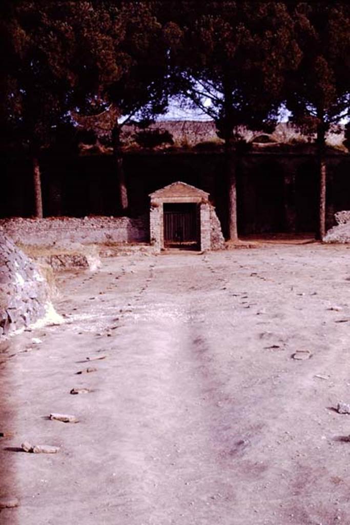 II.5 Pompeii. 1970. Looking south across site towards gateway. Photo by Stanley A. Jashemski.
Source: The Wilhelmina and Stanley A. Jashemski archive in the University of Maryland Library, Special Collections (See collection page) and made available under the Creative Commons Attribution-Non Commercial License v.4. See Licence and use details.
J70f0709