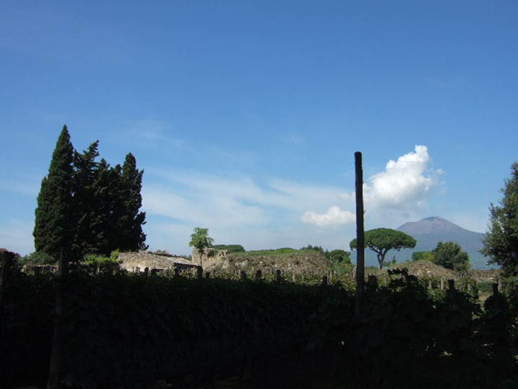 II.5.5 Pompeii. September 2005. Looking north-west across II.5 towards II.5.1.