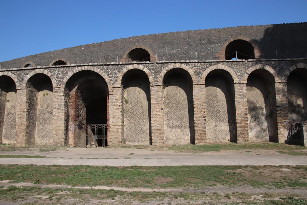 II.6 Pompeii. October 2023. Amphitheatre, central west side entrance. Photo courtesy of Klaus Heese.