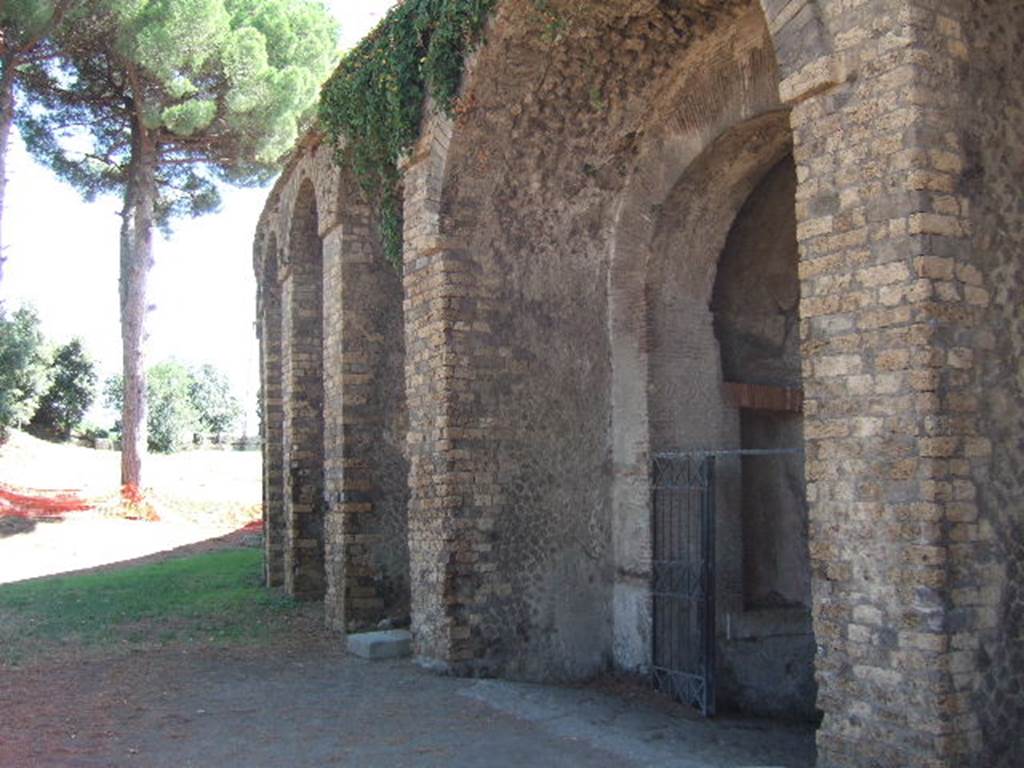 II.6 Pompeii. September 2005. North entrance of Amphitheatre.