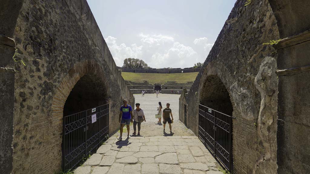 II.6 Pompeii. August 2021. Looking south towards arena. Photo courtesy of Robert Hanson.