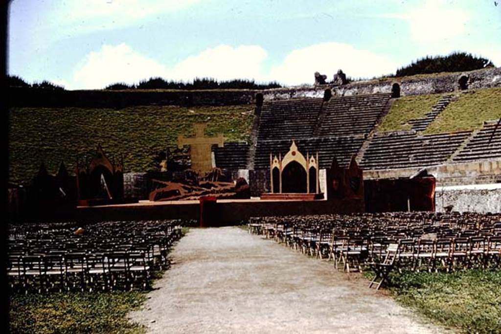 II.6 Pompeii. 1961. Preparations for a medieval mystery play to be performed here.
Photo by Stanley A. Jashemski.
Source: The Wilhelmina and Stanley A. Jashemski archive in the University of Maryland Library, Special Collections (See collection page) and made available under the Creative Commons Attribution-Non Commercial License v.4. See Licence and use details.
J61f0253