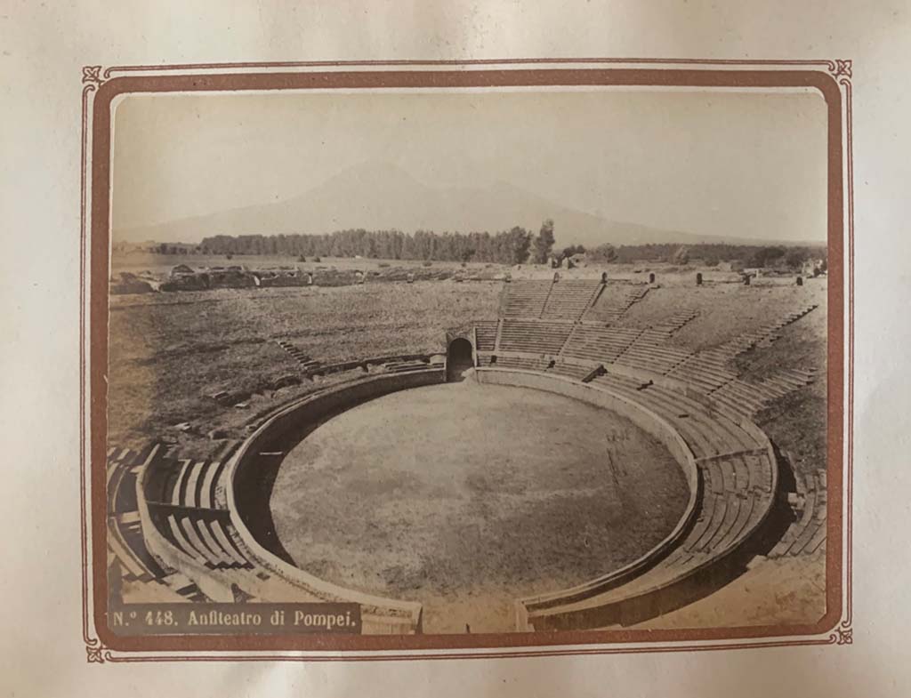 II.6 Pompeii. Roberto Rive no. 448, from an album dated 1868. Looking north. Photo courtesy of Rick Bauer.