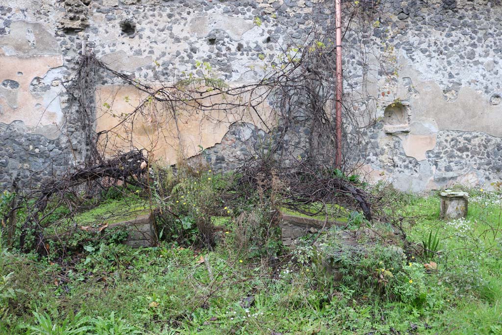 II.8.2 Pompeii. December 2018. Looking north towards triclinium. Photo courtesy of Aude Durand.