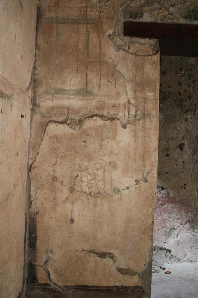 II.9.1 Pompeii. December 2018.
North wall in north-west corner of room 5. Photo courtesy of Aude Durand.