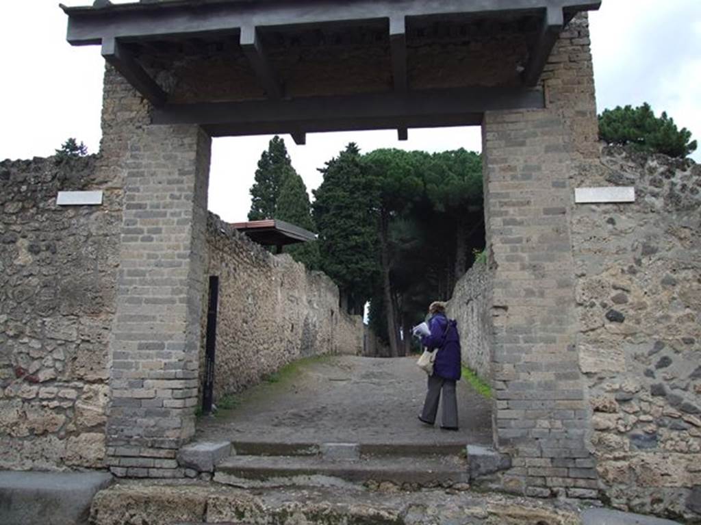 II.1 reconstructed portal, originally used for crowd control to Amphitheatre. II.9.6