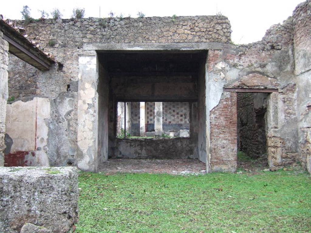 III.2.1 Pompeii. Room 1. Atrium. Before restoration. December 2005.