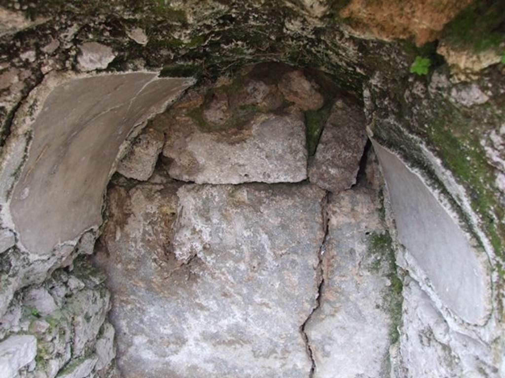 III.2.1 Pompeii. March 2009. Room 3. Interior of the cupboard recess.