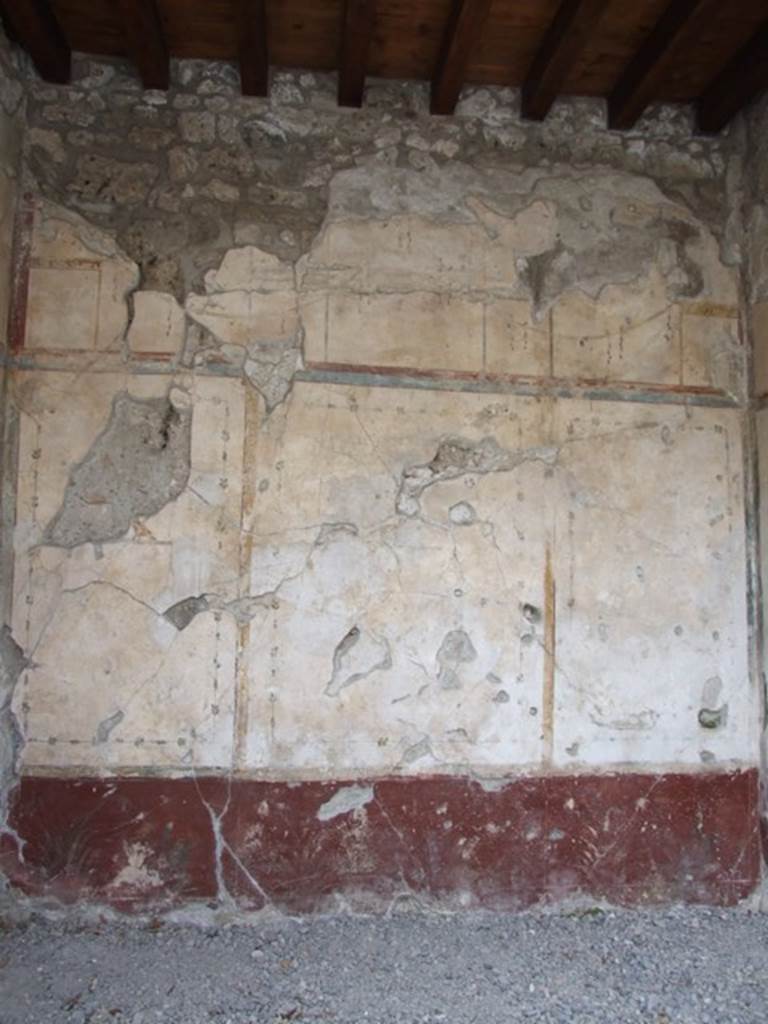 III.2.1 Pompeii. March 2009. Room 5. Ala. West wall.