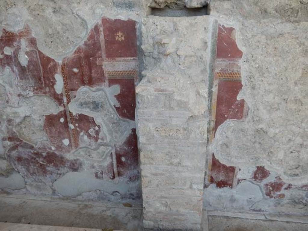 III.3.7, Pompeii. May 2018. North wall. Photo courtesy of Buzz Ferebee.