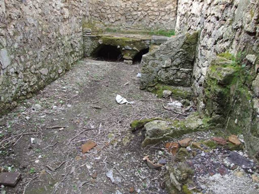 III.4.3 Pompeii. March 2009. Room 6. Kitchen and Latrine. Looking north.