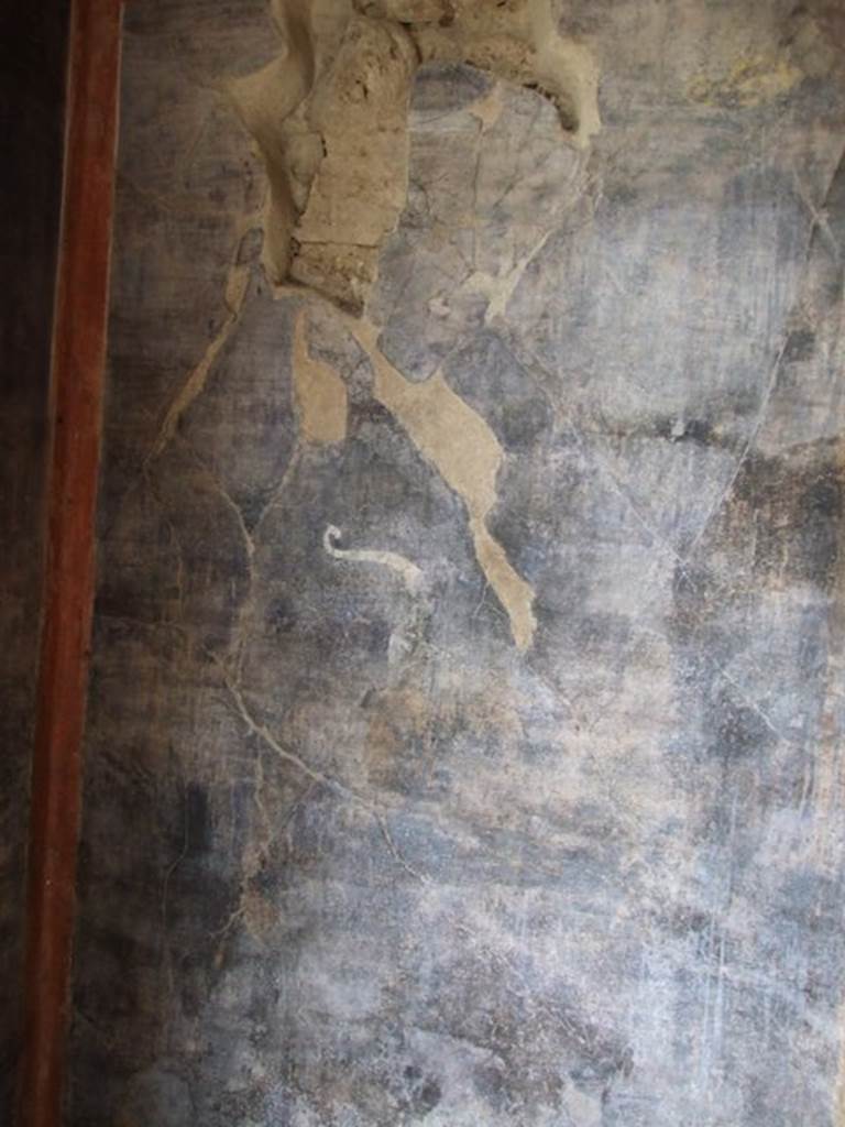 III.4.3 Pompeii. March 2009. Room 16. Triclinium. South wall. East side.