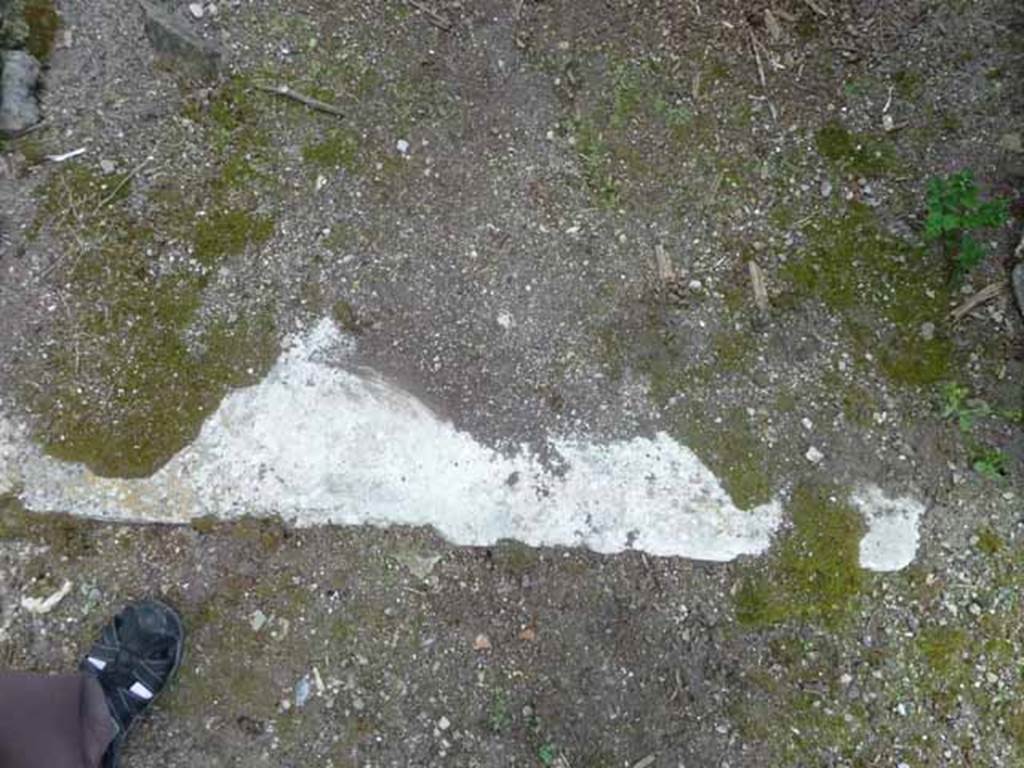 III.8.4 Pompeii. May 2010. Threshold or sill.
