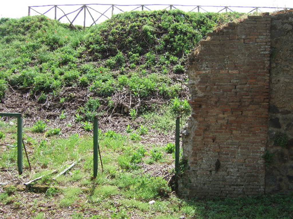III.11.5 Pompeii. May 2006. Entrance, with site of counter and site of steps to upper floor.