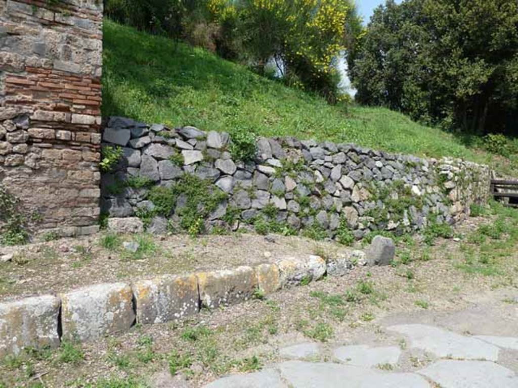 Via di Nola, north side, May 2010. East side of IV.5, and site of road.
