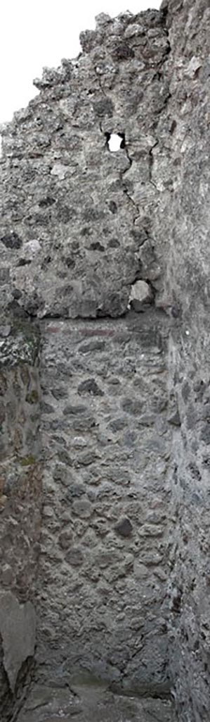 V.1.3 Pompeii. c.2008-10.
Room “c”, south wall of inner room, the latrine. Photo by Hans Thorwid.
Photo courtesy of the Swedish Pompeii Project.