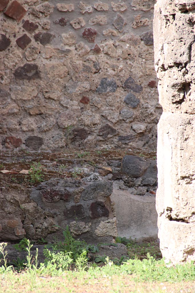 V.1.3 Pompeii. October 2023.
Looking into nymphaeum from doorway in atrium. Photo courtesy of Klaus Heese.