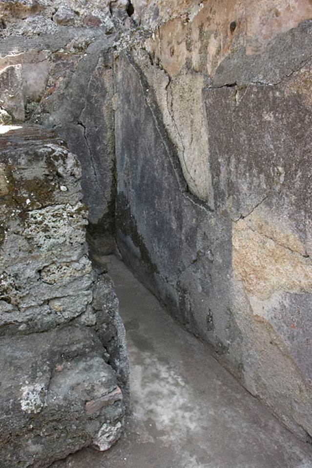 V.1.7 Pompeii. c.2005-7. Room 20, south-west corner. Photo by Hans Thorwid.
Photo courtesy of the Swedish Pompeii Project.