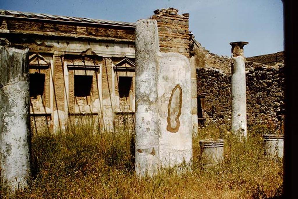 V.1.7 Pompeii. 1959. Room 17, peristyle, looking north. Photo by Stanley A. Jashemski.
Source: The Wilhelmina and Stanley A. Jashemski archive in the University of Maryland Library, Special Collections (See collection page) and made available under the Creative Commons Attribution-Non Commercial License v.4. See Licence and use details.
J59f0432
