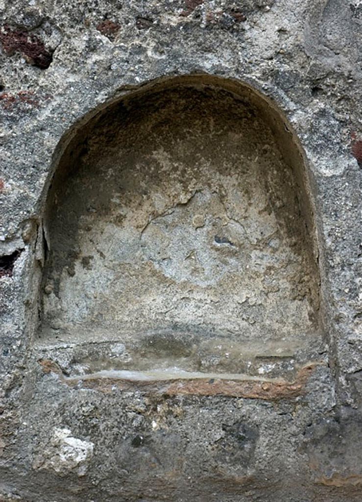 V.1.11 Pompeii. c.2005-7?
Room “t”, lararium niche in kitchen. Photo by Hans Thorwid.
Photo courtesy of The Swedish Pompeii Project.