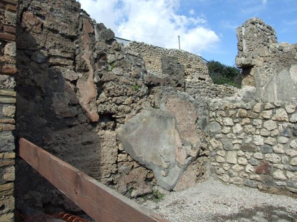 V.I.14 Pompeii. March 2009. North wall.