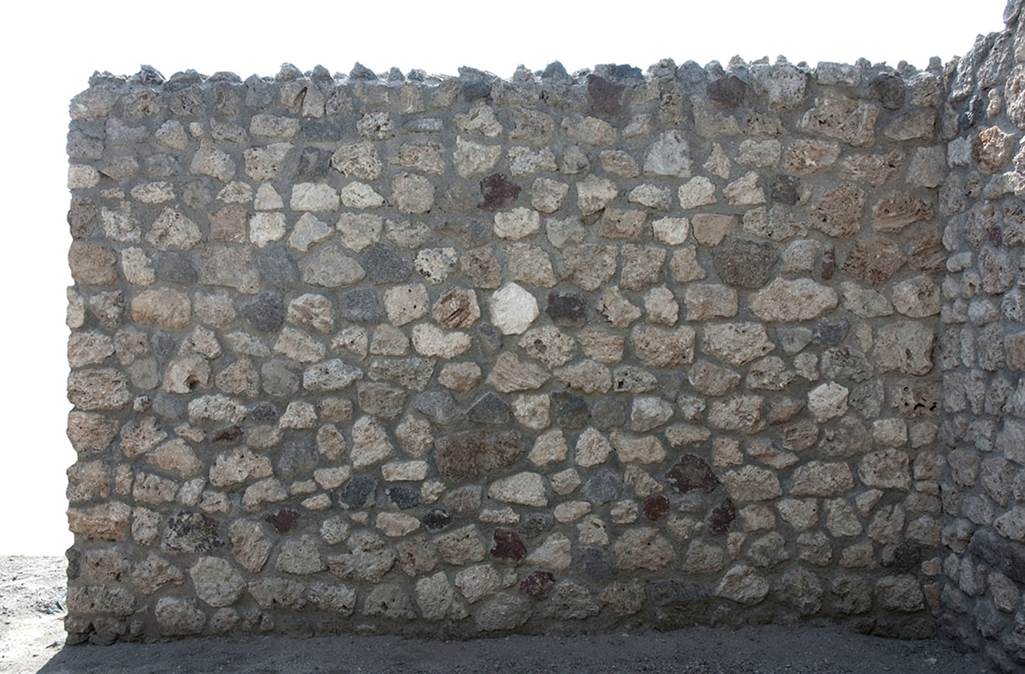 V.1.15 Pompeii. 2012.
“The west wall of the viridarium in 2012, after the reconstruction in 2008.” Photo by Hans Thorwid.
Photo and words courtesy of the Swedish Pompeii Project.