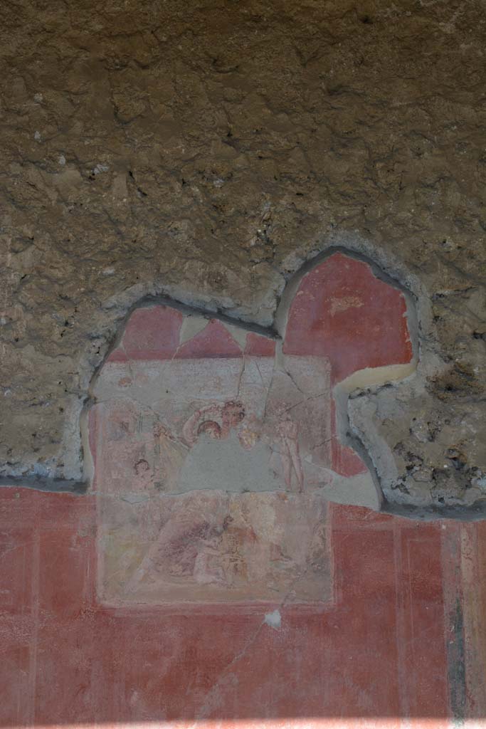 V.1.18 Pompeii. October 2019.
Exedra “o”, central panel on north wall showing wall painting of Mars and Venus.
Foto Annette Haug, ERC Grant 681269 DÉCOR.