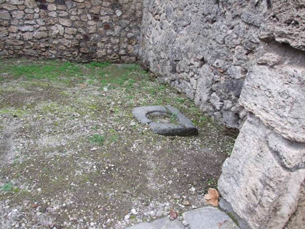 V.1.19 Pompeii. December 2007. Cistern mouth near south wall.