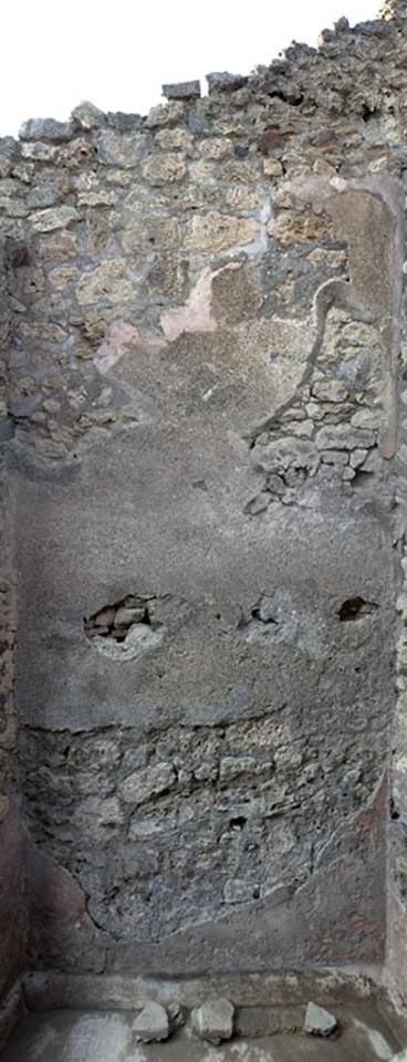 V.1.20 Pompeii. Pre 2008. Room “f”. Photo by Hans Thorwid.
North wall of room with tall doorway in east wall of kitchen.
Photo courtesy of The Swedish Pompeii Project.