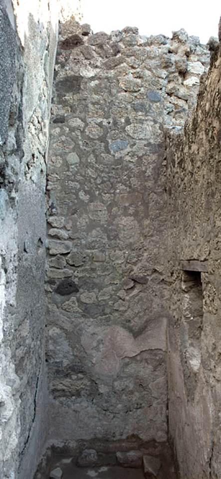 V.1.20 Pompeii. 2005. Room “f”. Photo by Hans Thorwid.
East wall of room with tall doorway in east wall of kitchen.
Photo courtesy of The Swedish Pompeii Project.