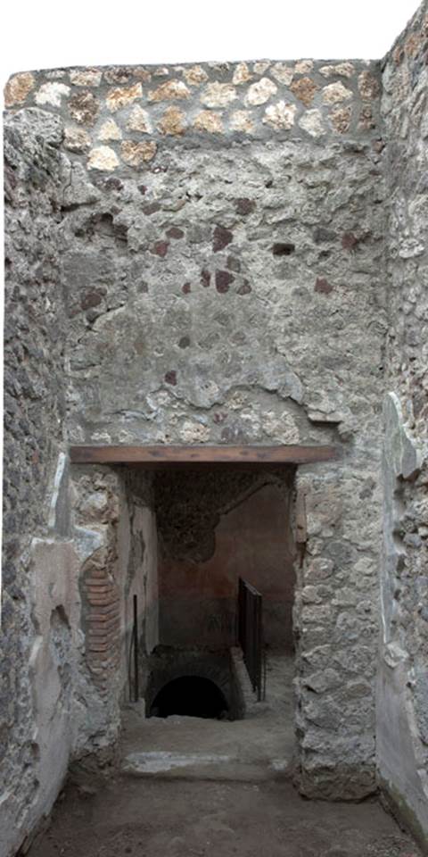 V.1.26 Pompeii. c.2003-2007.
Room “q”, south wall. Photo by Hans Thorwid.
Photo courtesy of The Swedish Pompeii Project.