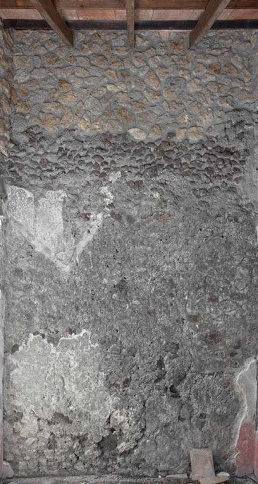 V.1.26 Pompeii. 2012. Room “t”, east wall.
“Restored parts of the wall photographed and merge with the lower part and floor line of earlier photos of 2005-07.”
Photo by Hans Thorwid.
Photo and words courtesy of The Swedish Pompeii Project.