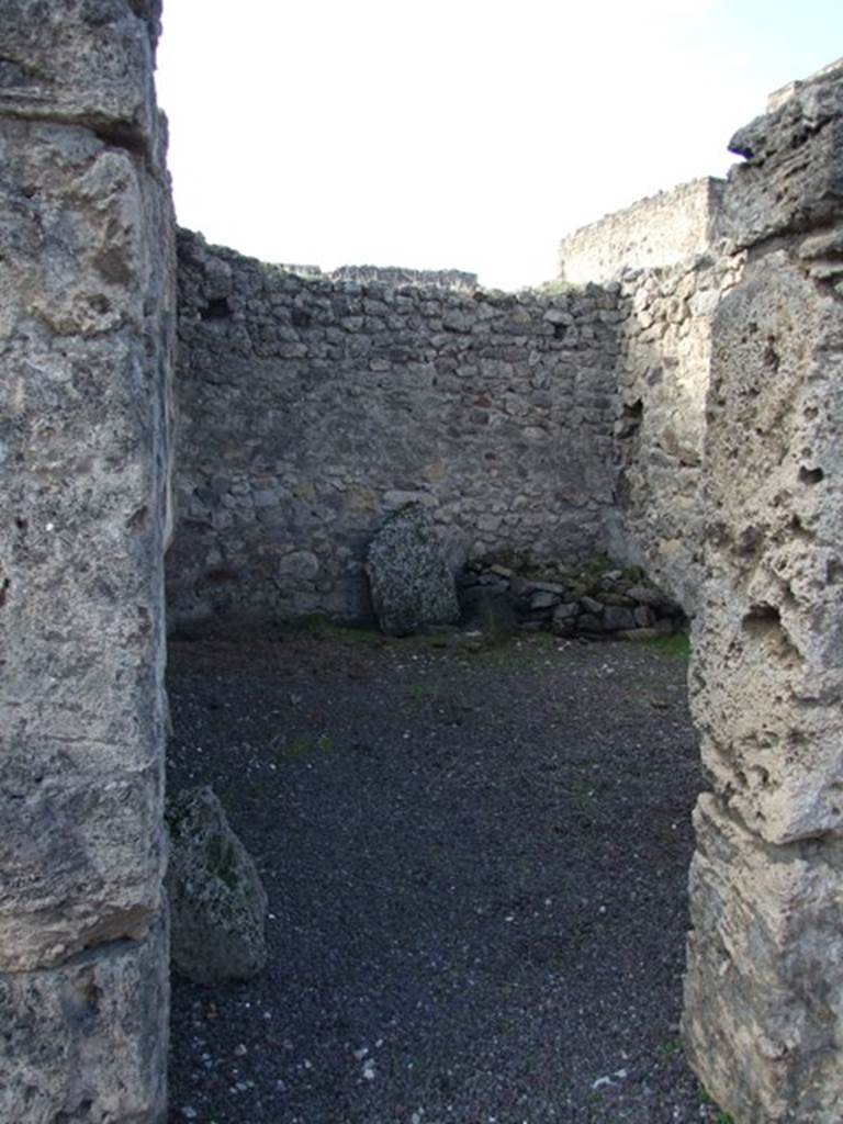 V.2.4 Pompeii. December 2007. Doorway to room 4.